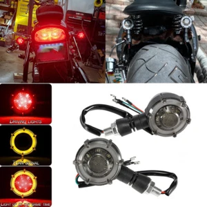 2x Luces intermitentes LED de señal de giro de bala para Yamaha V-Star XVS 950 1100 1300 - Imagen 1 de 12