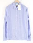 SCOTCH & SODA Ams Couture XL Men Shirt Blue Pure Cotton Striped Long Sleeved