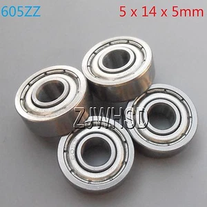 4pcs 605zz Sealed Bearing ID: 5 OD: 14 W: 5 mm for TAMIYA TRAXXAS ALIGN RC DIY - Picture 1 of 1