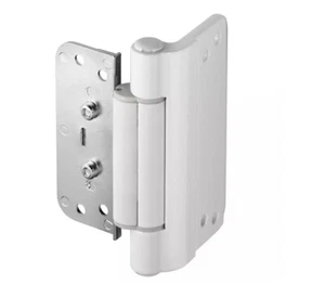 Trojan 3D Composite Doors Hinge White Adjustable Butt Rebate Door Hinge - Picture 1 of 5