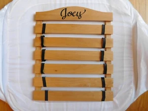 Martial Arts Belt Display Rack Holder Customized  "JOEY"   new w/o tags - Picture 1 of 1