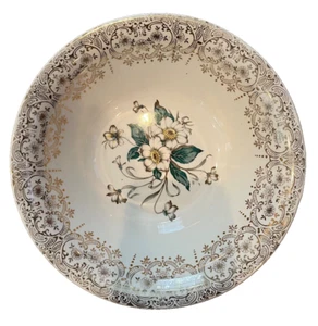 Royal Monarch 9.5" Vegetable Bowl Warranted 22K GOLD - Picture 1 of 4