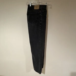 Arizona Jeans 33x32 Black Relaxed Straight Dark Wash Faded Denim - Picture 1 of 5