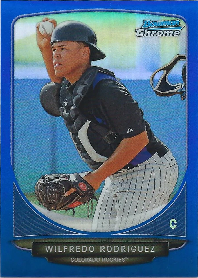 2013 Bowman Chrome Prospects BCP148 Wilfredo Rodriguez Blue Refractor 101/250 - Image 1 of 1