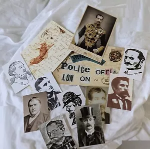 Jack the Ripper Sammlung 12 Postkarten Autogramm signed Brief Victorian UK - Bild 1 von 17
