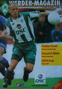 Programm UEFA Cup 2000/01 Werder Bremen - Antalyaspor / Frankfurt (BL) - Picture 1 of 1