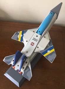 Desktop Wooden Army Aircraft Air-force Model - Picture 1 of 8