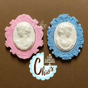 Vintage cameo and frame silicone molds. - Picture 1 of 7