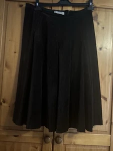 Max Mara Size 12 Skirt Brown Velvet, Warm - Picture 1 of 2