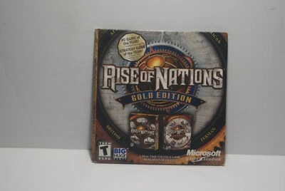 Rise Of Nations 2003 PC CD-ROM Video Game with Cardboard Sleeve Sim Fun - Image 1 of 3