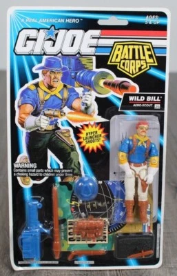 NUEVO HELICÓPTERO PILOTO DE COLECCIÓN 1992 HASBRO GI JOE V3 CUERPO DE BATALLA SALVAJE BILLETE 3,75 Foto 1 de 3