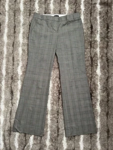 Neu mit Etikett J Crew Collection grau karierte Wollhose Karriere Arbeitshose Größe 8 - Bild 1 von 5