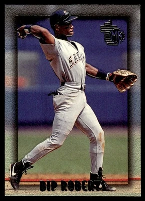 1995 Topps Embossed Bip Roberts San Diego Padres #57 - Image 1 of 2