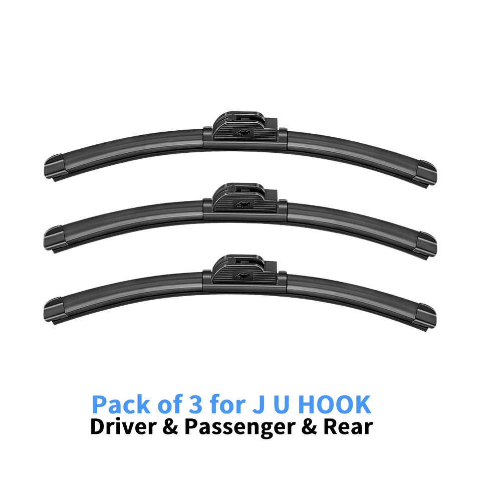 Xkorr 26"18"14" Windshield Wiper Blades Fit for 2012-2010 Ford Transit Connect - Image 1 of 4