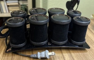 T3 73709 Volumizing Hot Rollers Luxe Set Of 8 With 8 Clips And Storage Bag - Picture 1 of 9