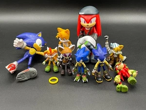 Sonic the Hedgehog Figure Lot Tails Knuckles Batten Rouge Sails Tails SEGA - Picture 1 of 15