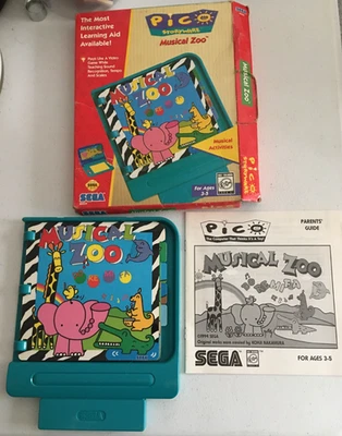 Musical Zoo (Sega Pico, 1993) w/Box, Cartridge and Manual (NO Piano) - Image 1 of 2