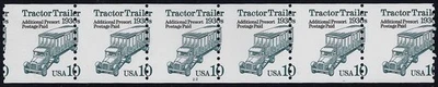 2458 "10c Misperf Error / EFO PNC6 #22 "Tractor Trailer" Mint NH - Image 1 of 2
