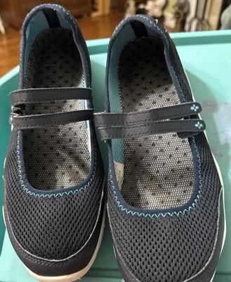 Zapatos Mary Jane de gamuza azul frijol L L y para mujer talla 10 Foto 1 de 4