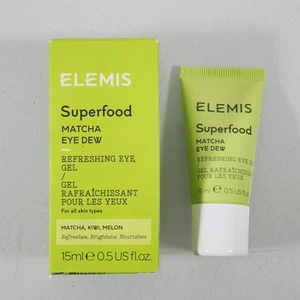 ELEMIS SUPERFOOD MATCHA EYE DEW Refreshing Eye Gel 0.5 oz NEW - Picture 1 of 8