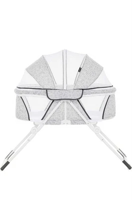 Cuna Dream On Me Karley en Gris Frío, Ligera Portátil Bebé 33" Foto 1 de 4