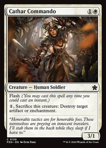 Cathar Commando x4 4x Foundations NM MTG - Picture 1 of 1