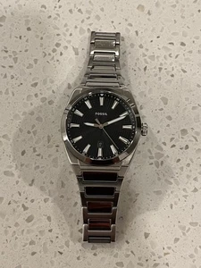 FOSSIL FS5821 EVERETT Cuarzo Analógico Negro Plata | Sin Eslabones Extra* - Imagen 1 de 4