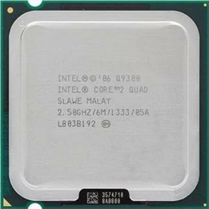 Intel Core 2 Quad Q9300 2.50GHz/6M/1333 SLAWE 4 T Socket LGA775 CPU Processor - Picture 1 of 4