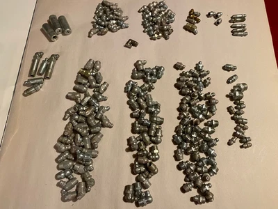 Lot VINTAGE 193 NOS GREASE ZERK FITTINGS with Gits Bros Oiler for Restoration - Image 1 of 4