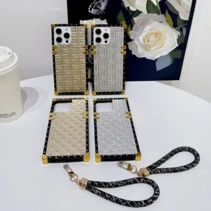 Luxury Bling Silver Gold Cover Case For 11 12 13 14 15 16 Pro Max XR XS 7 8 16E - Picture 1 of 20