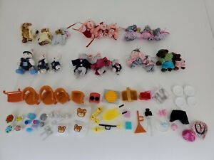 lot of 2004 Mattel FURRYVILLE miniature animals toys and mini accessories