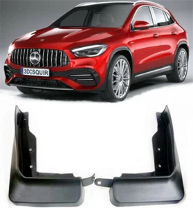 Genuine Front Splash Guards Mud Flaps FOR 2021-2024 Mercedes Benz GLA EQA AMG - Picture 1 of 7