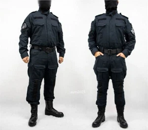Replica Russian Special Forces Outdoors Black Combat Suit Set Jacket+Pants - Picture 1 of 24