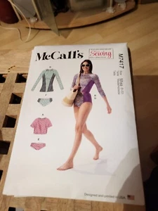 MCCALLS M7417 MISSES SPORTBEKLEIDUNG/BADEMODE, US GRÖSSEN MISSES 8-22 NEU - Bild 1 von 2