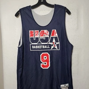 Camiseta deportiva de práctica reversible Mitchell Ness Dream Team EE. UU. 1992 Michael Jordan M - Imagen 1 de 15