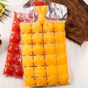 10 PIEZAS Bolsas de Cubitos de Hielo Portátil Transparente Congelación Más Rápida Máquina de Hielo Hágalo Usted Mismo Beber - Imagen 1 de 12