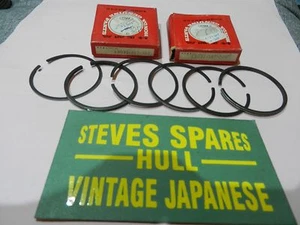 JUEGOS DE ANILLOS DE PISTÓN HONDA CB250K4/G5 Y CJ250T 13031-367-305, 0,50 O/S GENUINOS - Imagen 1 de 1