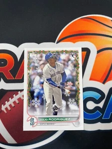 2022 Topps Holiday Julio Rodriguez RC Seattle Mariners #HW44 Rookie Card - Picture 1 of 2
