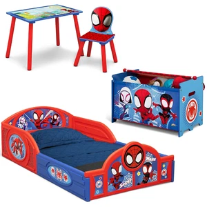 Kids Toddlers Room-In-A-Box Set Marvel Spidey and His Amazing Friends 4 Pieces - Picture 1 of 12
