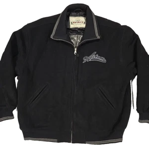 Avirex USA Leather Wool Varsity Jacket Classics Heroes And Legends - Picture 1 of 24