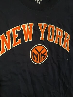 UNK New York Knicks NBA Size XL NEW w Tags 100% cotton Navy Blue Soft NYK HTF - Image 1 of 4