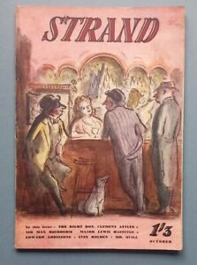 STRAND MAGAZINE.  EDWARD ARDIZZONE COVER AND STORY  1946 1st Ed