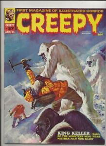 Creepy #37 Ken Barr Abominable Snowmen Cover 1970