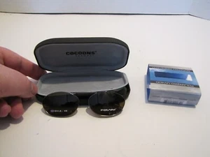 NUEVO CON ETIQUETAS COCOONS GAFAS DE SOL OVALADAS CLIP OV5 46 L6128A POLARe con FUNDA - Imagen 1 de 4