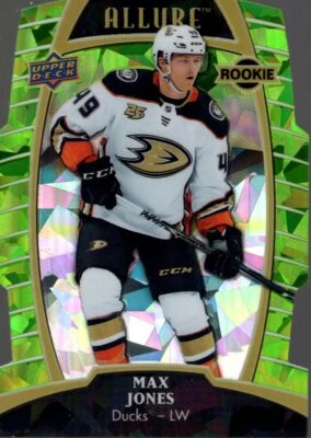 2019-20 Upper Deck Allure Green Quartz #72 Max Jones /99 - NM-MT - Image 1 of 2