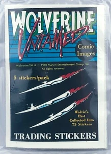 Un (1) Paquete Sellado de Fábrica 1990 Imágenes de Cómics Wolverine Pegatinas Sin Mezclar RARAS - Imagen 1 de 2
