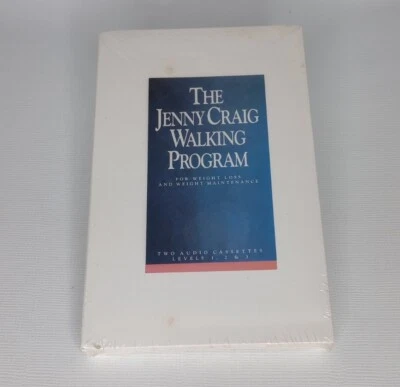 The Jenny Craig Walking Program Levels 1-3 Cassette Weight Loss Program New Foto 1 de 3