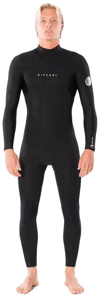 Rip Curl Men's Dawn Patrol 3/2mm Back Zip Full Wetsuit - Black - New - Image 1 of 1