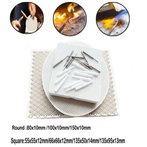 Jewellers Ceramic Honeycomb Soldering Block Solder Plate Heat Proof 1/10pcs - Picture 1 of 15