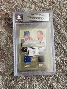 2004-05 Ultimate BAP Dual Game Used Jersey Paul Coffey & Bobby Hull /25 - Picture 1 of 2